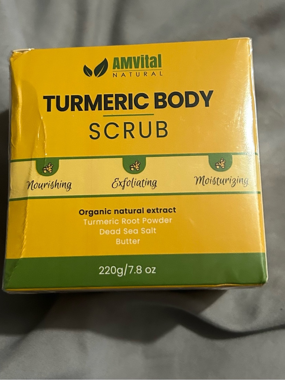 Turmeric Body Scrub – Yellow